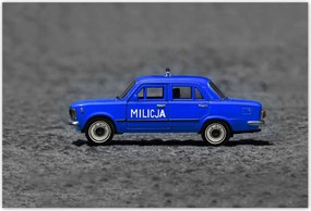 Poszterek 155x105 Nagy Fiat 125P Milícia Mo
