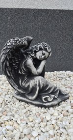 Beton Angyal figura , kerti, dekorációs, angyal