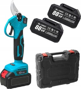 Metszőolló 48V-OS Elektromos Kerti Ágakhoz 2 Db Akkumulátor