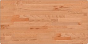 vidaXL tömör bükkfa téglalap alakú asztallap 80x40x2,5 cm