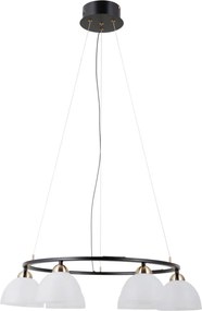 Italux Montiela PND-34374-6-BK Függőlámpa 6x30W/LED 3000K 1544lm IP20