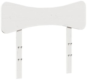 fehér tömör fenyőfa fejtámla 90 cm