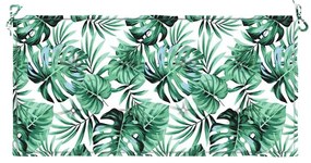 Kerti pad párna Virágos Zöld 100 x 50 x 4 cm Oxford szövet