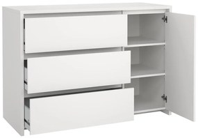 Fehér komód 119x84x48 cm Next – Tvilum