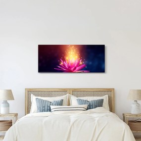 Tavirózsa a vízen képe (120x50 cm)