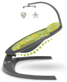 Lionelo - Babahinta dallal RALF 4xAA Grey Concrete + távirányító