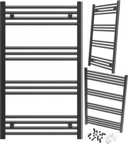 Fürdőszobai Radiátor Fekete Létra 60x100 cm Modern Radiátor Breno