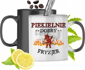 Fodrászoknak Varázsbögre Ideális Ajándék Fotó Nyomtatással