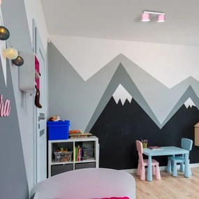 Mennyezeti lámpa DIXIE 2xGX53/11W/230V rózsaszín