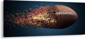 Kép - Rögbi labda akcióban (120x50 cm)