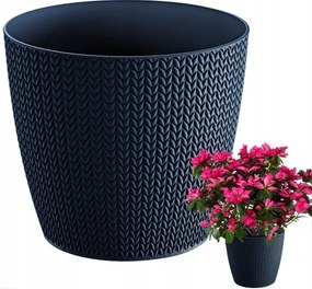 Műanyag Virágtartó 19cm x17cm 3,5l Kerek Fedő Erős Lengyel Termék