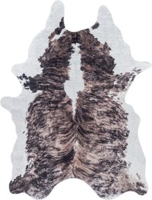 Sötétbarna szintetikus bőr 100x135 cm Etosha – Ayyildiz Carpets