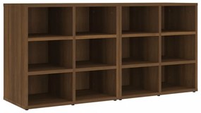 2 db barna tölgy színű cipősszekrény 52,5x30x50 cm