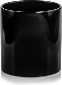 Kerámia kaspó fekete henger Polnix 26 cm x 26 x 26 cm Polnix 31.067.26