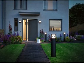 Paulmann 94514 - LED/8,5W IP44 Fényerőszabályozható világító házszám PADEA 230V