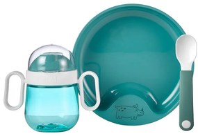 Gyerek étkészlet 3 db-os Deep turquoise – Mepal