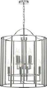 Dar lighting klasszikus vintage függeszték myka csiszolt króm darmyk0850