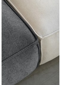 Szürke sarokkanapé (jobb oldali) Flex Felix – Miuform