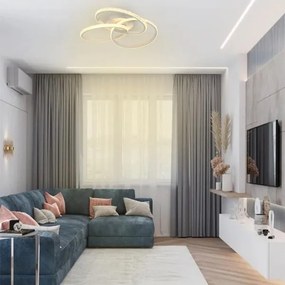 LED Dimmelhető mennyezeti lámpa LED/70W/230V 3000-6500K + távirányítás