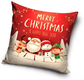 Merry Christmas, Karácsonyi párnahuzat 40*40 cm
