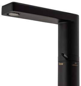 Fürdőszobai csaptelep Rea Amar LCD Low Black