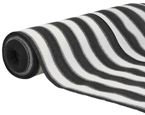 antracitszürke és fehér HDPE belátásgátló háló 1,2x10 m 75 g/m²