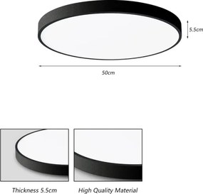 Brilagi - POOL LED mennyezeti lámpatest 60W/230V, 3000/4500/6000K, 50 cm