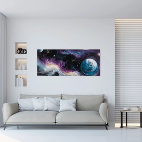 Kép - Festett univerzum (120x50 cm)