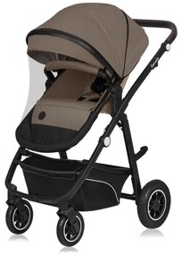 Lionelo - BIANKA 3 az 1-ben kombinált babakocsi, bézs homok