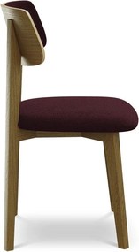 Borvörös tömörfa étkezőszék Niu – Makamii