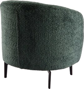 Fotel, zöld/fekete, PRESO