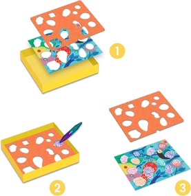 Színezés sablonokkal - Kismadár és társai - Birdie and Co