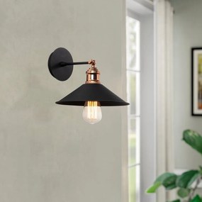Fekete fali lámpa Berceste – Opviq lights