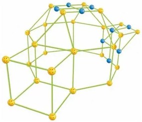 Funstruction erőd építőjáték - 51+36 db