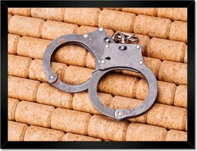 Poszterek keretben 40x30 Bilincsek parafa háttérrel