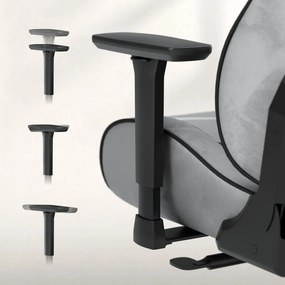 Ultra Gravity, Game szék, ergonomikus, velúr, szürke