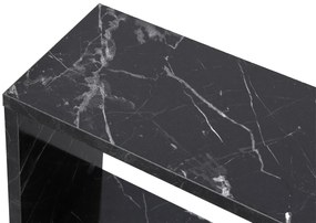 Kis asztal Life - Fekete, Marble