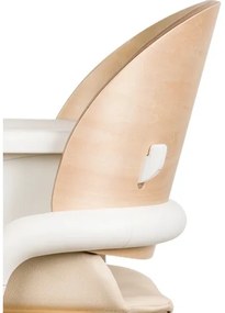 Lionelo - Gyerek etetőszék 3 az 1-ben CELIA Fehér natúr fa