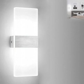 Led fali lámpa beltéri fali lámpa Fel-le Fehér Fény 18W 6000K