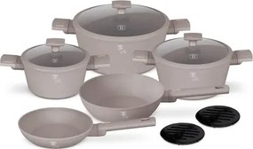 Berlinger Haus Taupe Collection 10 részes edénykészlet (BH-8110)