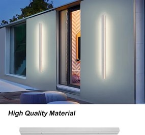 BRILAGI -LED kültéri fali lámpatest LINEAR LED/22W/230V 3000K IP65 100 cm fehér CRI 90