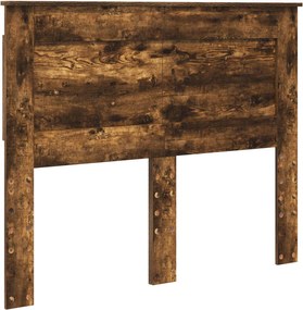 vidaXL Fejtámla fejtámlával Füstölt tölgy 120 cm Faanyag