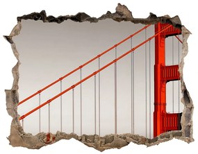 3d lyuk fal dekoráció Bridge san francisco nd-k-91736681