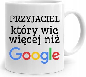 Ajándék Bögre Egy Barátnak Többet Tud, Mint A Google nyomtatott fényképpel