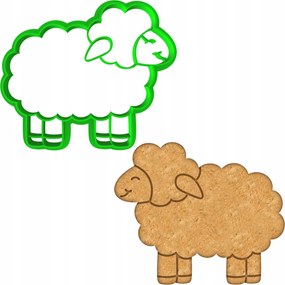 Húsvéti Forma Mézeskalács lyukasztó Húsvéti Bárány 9cm