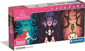Disney Hercegnők, Gonoszok Destinies 1000 db-os panoráma Compact puzzle Clementoni