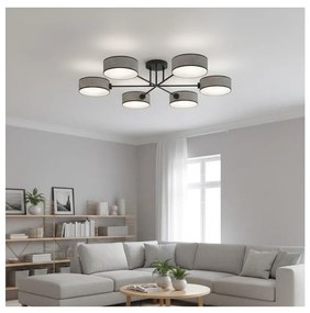 Felületre szerelhető csillár MAGA 6xE14/10W/230V szürke