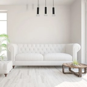 Csillár zsinóron DANTE 3xGU10/25W/230V fekete/fényes króm