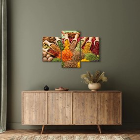 Kép - Fűszerek a világ minden tájáról (90x60 cm)