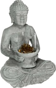 Ülő Buddha figura 40cm Boho Stílus